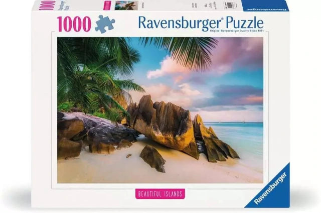 Ravensburger Puzzle 1000 Piece, Beautiful Islands: Seychelles - Treasure Island Toys