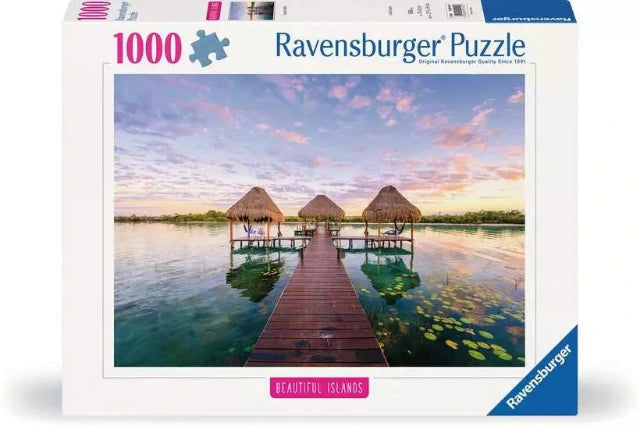 Ravensburger Puzzle 1000 Piece, Beautiful Islands: Tropical Retreat - Treasure Island Toys