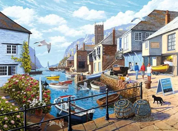 Ravensburger Puzzle 500 Piece, Tranquil Harbour