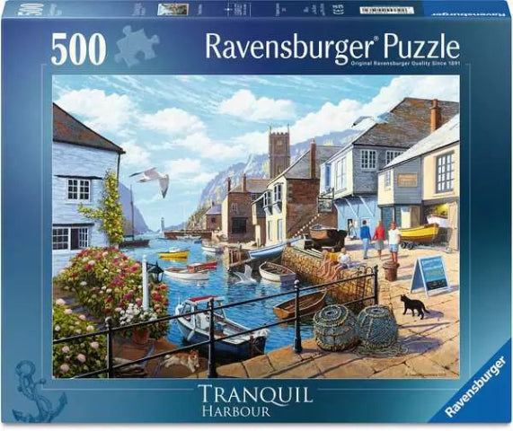 Ravensburger Puzzle 500 Piece, Tranquil Harbour