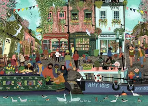 Ravensburger Puzzle 1000 Piece, Riverside Town