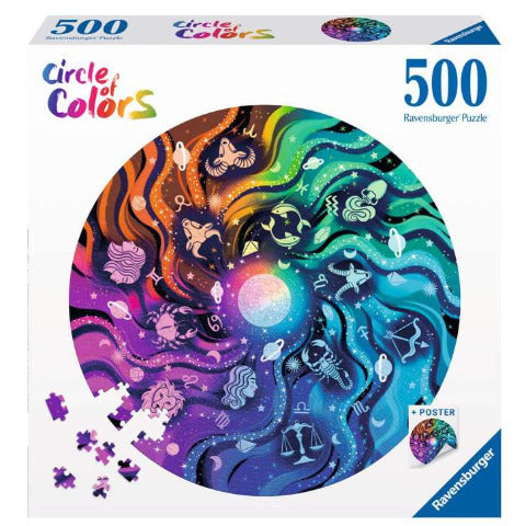 Ravensburger Puzzle 500 Piece, Circle of Colors: Astrology
