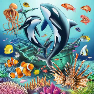 Ravensburger Puzzle 3 x 49 Piece, Underwater