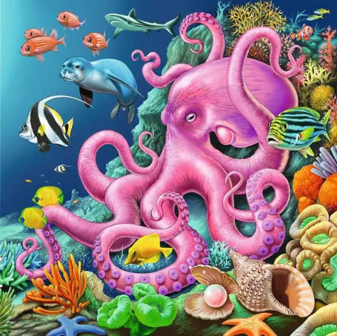 Ravensburger Puzzle 3 x 49 Piece, Underwater