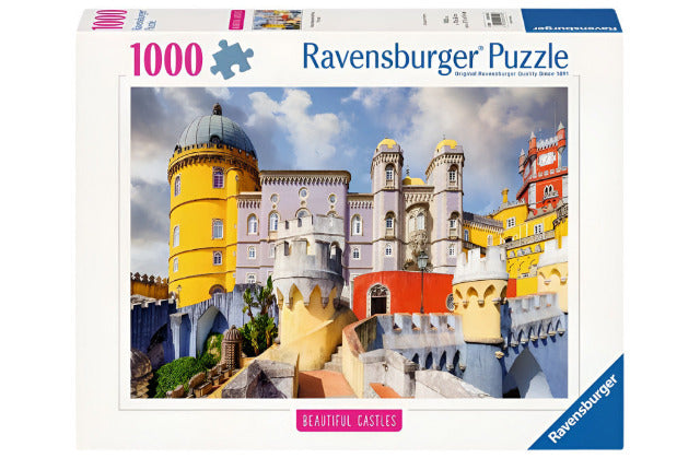 Ravensburger Puzzle 1000 Piece, Beautiful Castles: Palacio Nacional da Pena, Portugal - Treasure Island Toys