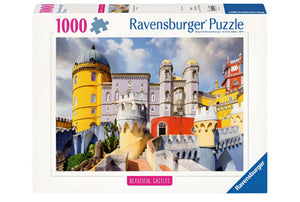 Ravensburger Puzzle 1000 Piece, Beautiful Castles: Palacio Nacional da Pena, Portugal