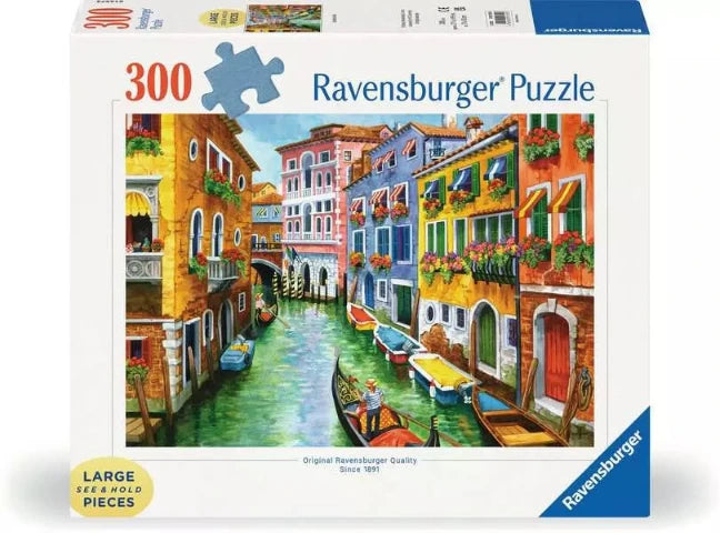 Ravensburger Puzzle 300 Piece Large Format, Gondola Ride - Treasure Island Toys