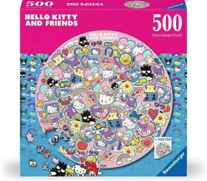 Ravensburger Puzzle 500 Piece, Hello Kitty & Friends - Treasure Island Toys