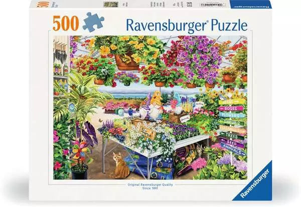 Ravensburger Puzzle 500 Piece, Glorious Garden Center - Treasure Island Toys