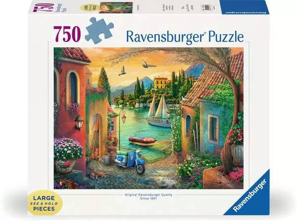 Ravensburger Puzzle 750 Piece Large Format, European Villa Views