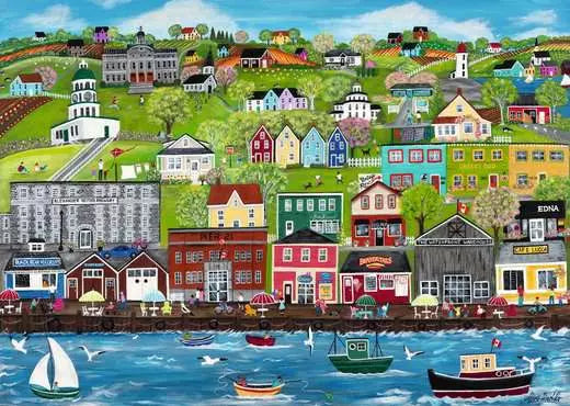 Ravensburger Puzzle Canadian Collection 1000 Piece, Halifax Harbour - Treasure Island Toys