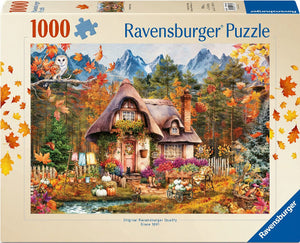 Ravensburger Puzzle 1000 Piece, Pumpkin Cottage - Treasure Island Toys