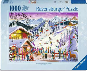Ravensburger Puzzle Holiday 1000 Piece, Slopeside Spirit - Treasure Island Toys