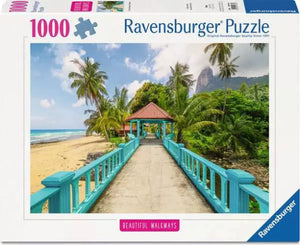 Ravensburger Puzzle 1000 Piece, Beautiful Walkways: Colourful Bridge in Malaysia - Treasure Island Toys
