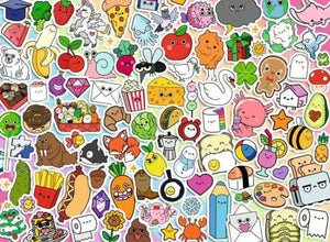 Ravensburger Puzzle 500 Piece, Kawaii Chaos