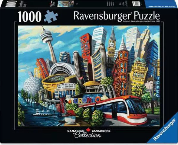 Ravensburger Puzzle Canadian Collection 1000 Piece, Toronto - Treasure Island Toys