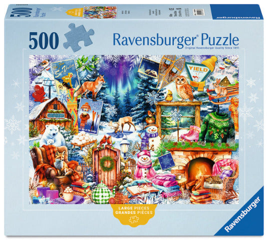 Ravensburger Puzzle 500 Piece Large Format, Winter Frost
