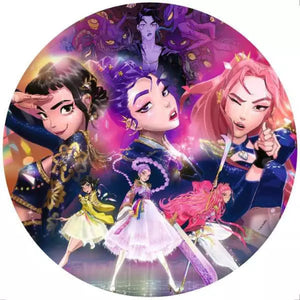 Ravensburger Puzzle 500 Piece Round, K-Pop Demon Hunters For the Fans! - Treasure Island Toys