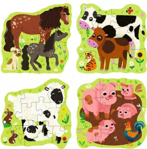 Ravensburger Puzzle Up 4/6/8/10 Piece Farm Animals - Treasure Island Toys