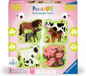 Ravensburger Puzzle Up 4/6/8/10 Piece Farm Animals - Treasure Island Toys