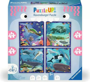 Ravensburger Puzzle Up 64/72/81/90 Piece Ocean Life - Treasure Island Toys