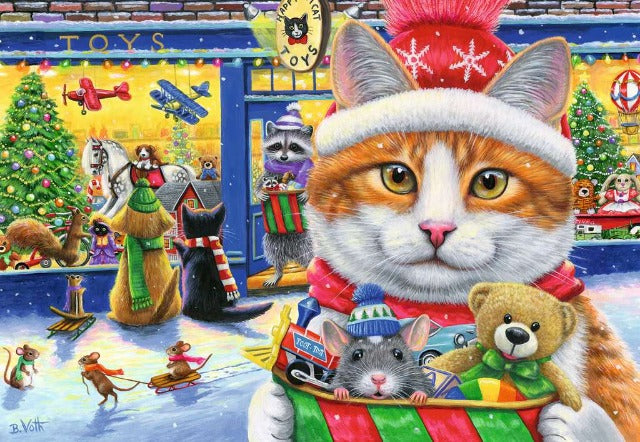 Ravensburger Puzzle 2 x 24 Piece, Christmas Kitties