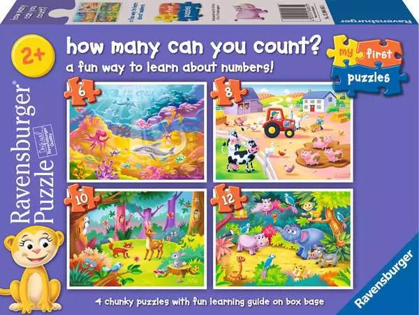 Ravensburger Puzzle My First How Many Can You Count - Treasure Island Toys