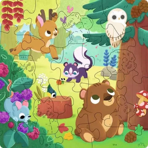 Ravensburger Puzzle Wood 22 Piece, Forest Animals - Treasure Island Toys