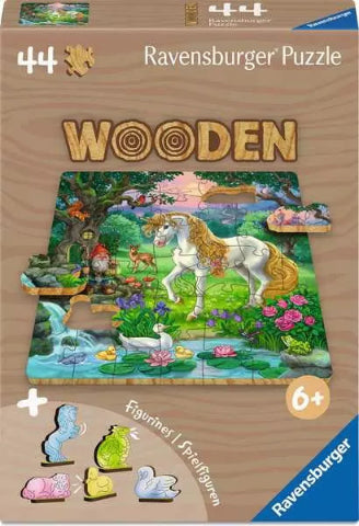 Ravensburger Puzzle Wood 44 Piece, Unicorn - Treasure Island Toys