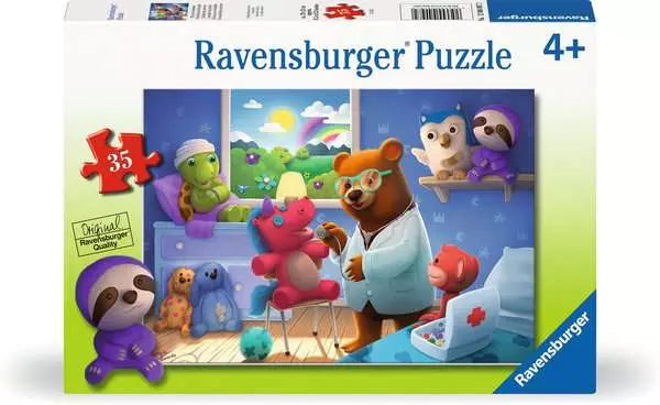 Ravensburger Puzzle 35 Piece, Stuffed Animal Hospital - Treasure Island Toys