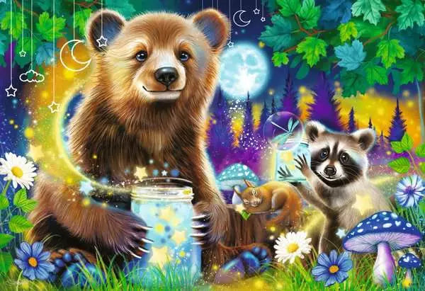 Ravensburger Puzzle 2 x 24 Piece, Lovable Woodland Friends