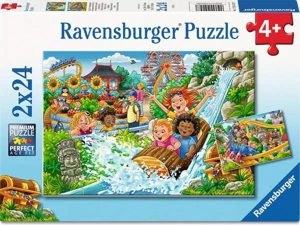 Ravensburger Puzzle 2 x 24 Piece, Amusement Park - Treasure Island Toys