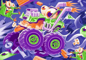 Ravensburger Puzzle 2 x 24 Piece, Monster Trucks