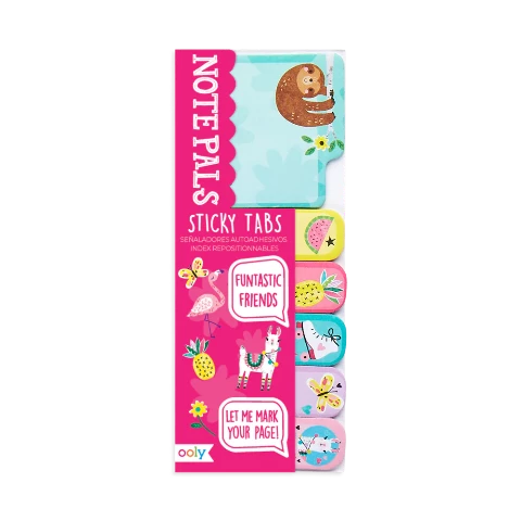 Ooly Note Pals Sticky Tabs Funtastic Friends - Treasure Island Toys