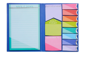 Ooly Side Notes Sticky Tab Note Pad - Color Write - Treasure Island Toys