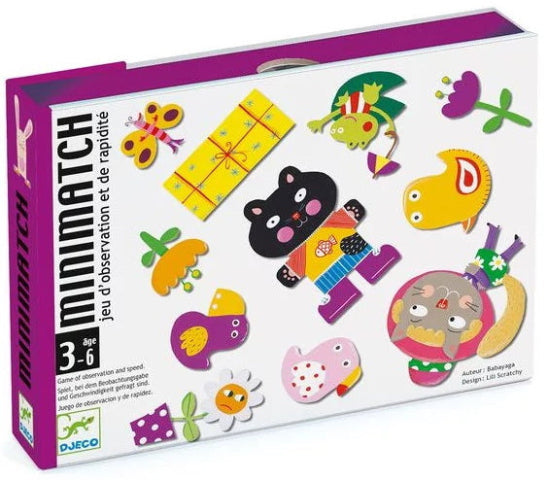 Djeco Game - MiniMatch - Treasure Island Toys