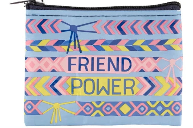 Blue Q Coin Purse Friend Power