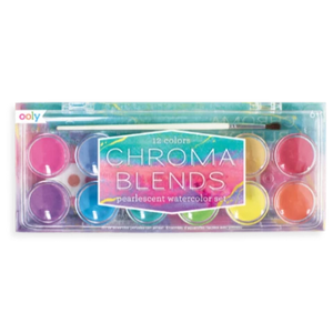 Ooly Chroma Blends Pearlescent Watercolour Paints - Treasure Island Toys
