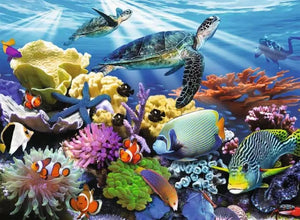 Ravensburger Puzzle 200 Piece XXL, Ocean Turtles