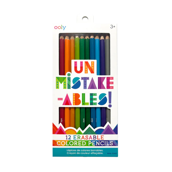 Ooly Un-Mistakables Eraseable Coloured Pencils