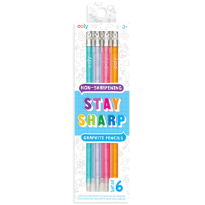 Ooly Stay Sharp Pencils Rainbow - Treasure Island Toys
