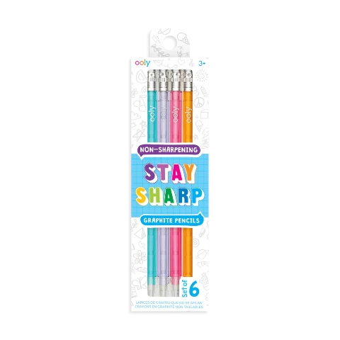Ooly Stay Sharp Pencils Rainbow - Treasure Island Toys