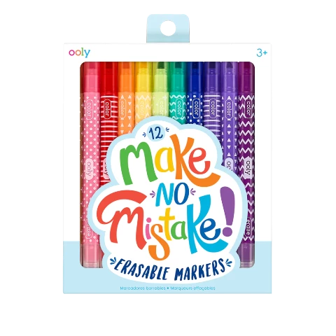 Ooly Make No Mistake Erasable Markers - Treasure Island Toys