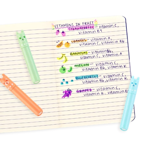 Ooly Mini Beary Sweet Scented Highlighters - Treasure Island Toys