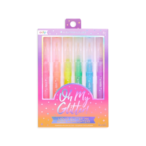 Ooly Oh My Glitter! Neon Highlighters - Treasure Island Toys