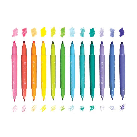 Ooly Pastel Hues Dual Tip Markers - Treasure Island Toys