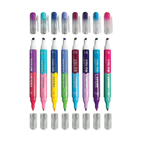 Ooly Color Layers Double-Ended Layering Makers - Treasure Island Toys
