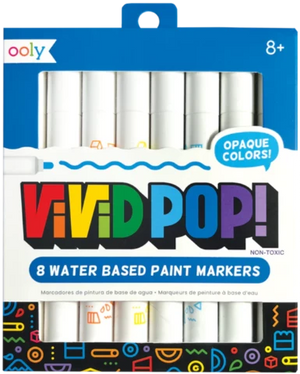 Ooly Vivid Pop! Water Based Markers - Treasure Island Toys