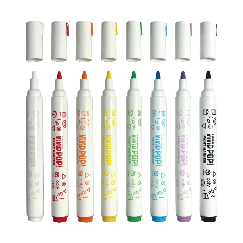 Ooly Vivid Pop! Water Based Markers - Treasure Island Toys