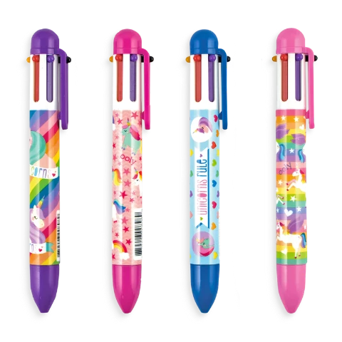 Ooly Unique Unicorns 6 Click Multi Color Pen - Treasure Island Toys